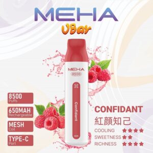 MEHA魅嗨8500口可充電拋棄式，買十送一！潮流口感，續航無限！」